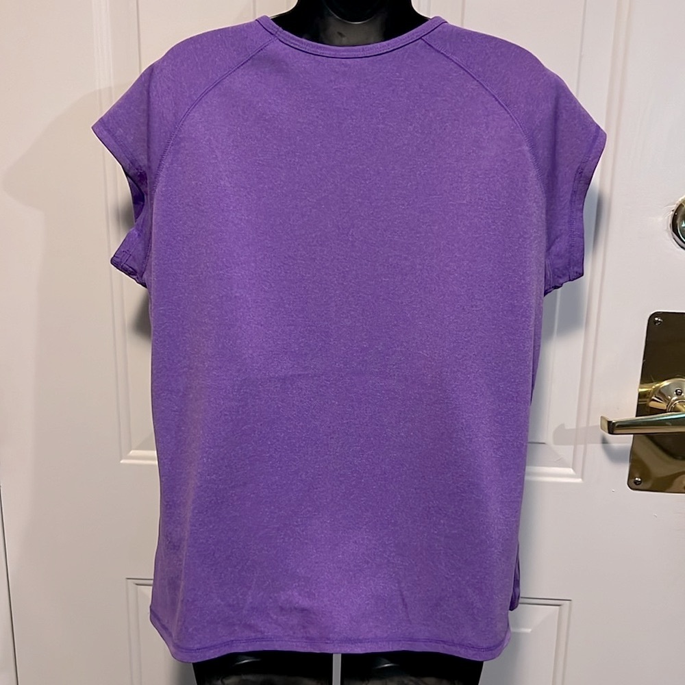 🔴 CLEARANCE 🏃‍♀️ CHAMPION PURPLE SLEEVELESS ATHLETIC DRI-FIT TSHIRT Women’s XXL - Picture 4 of 7